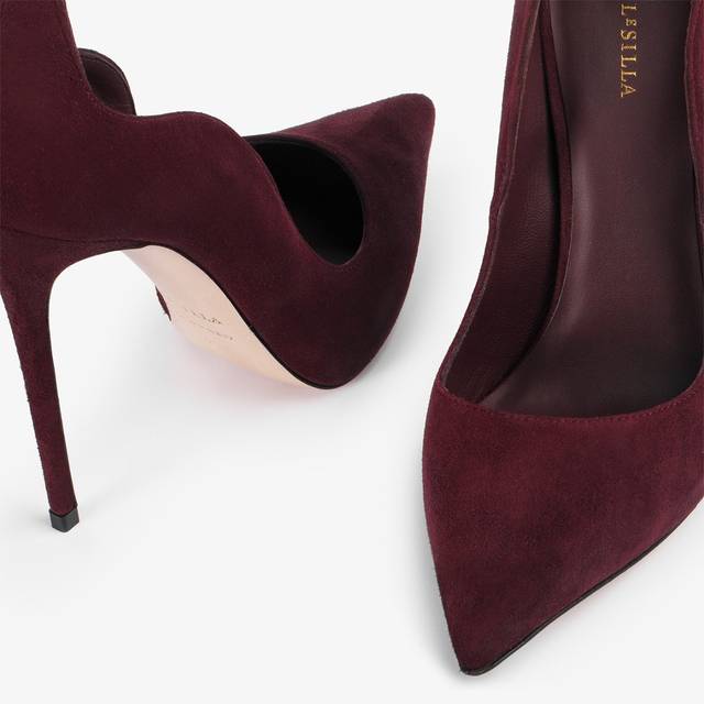 Le Silla Décolleté scamosciata rossa cherry I Più Venduti