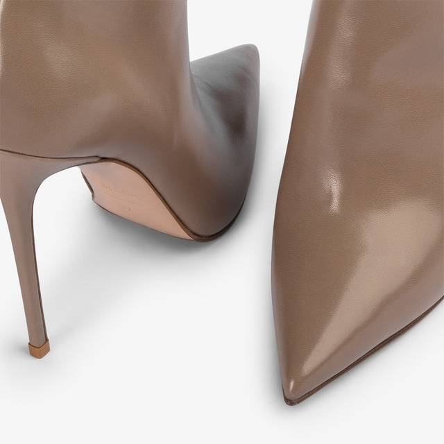 Le Silla Stivaletto pelle grigio sesame Nuova