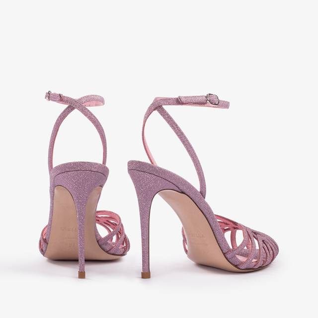 Le Silla Sandalo glitter rosa dea 2025