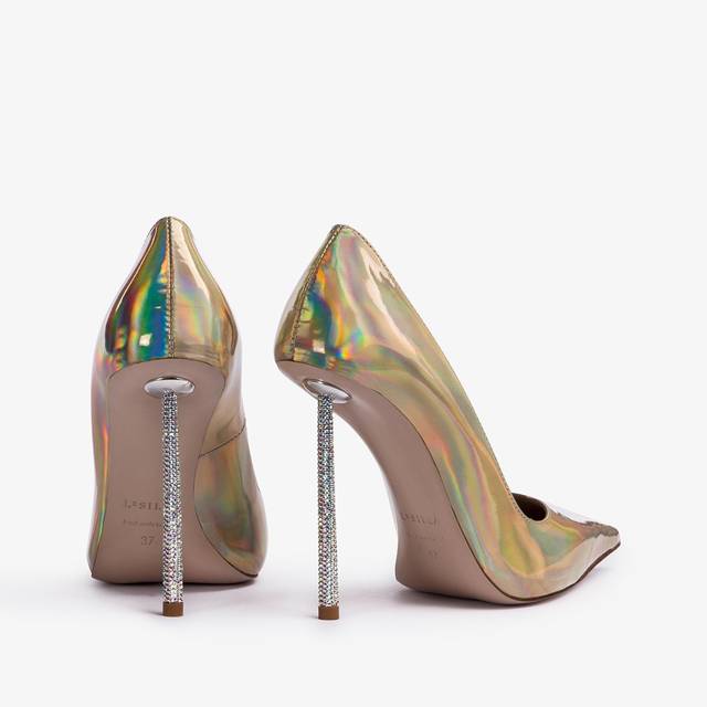 Le Silla Décolleté iridescente nude Vendita