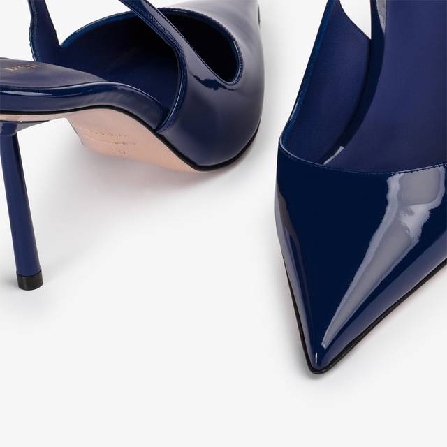Le Silla Slingback vernice blu Fino Al -60%
