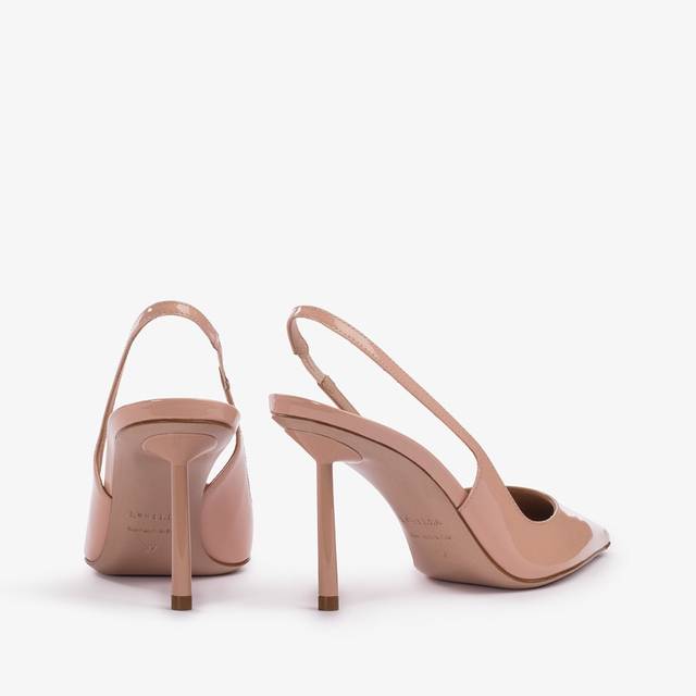 Le Silla Slingback vernice nude skin Shopping Online
