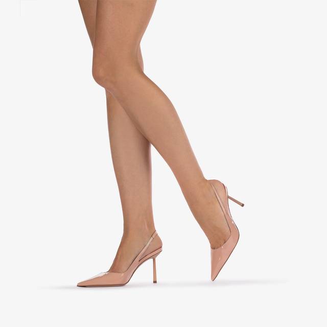 Le Silla Slingback vernice nude skin Shopping Online