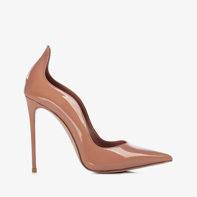 Le Silla Décolleté vernice marrone cake Offerta