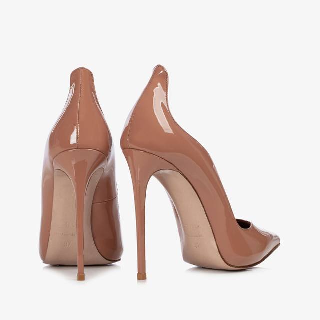 Le Silla Décolleté vernice marrone cake Offerta