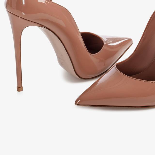 Le Silla Décolleté vernice marrone cake Offerta