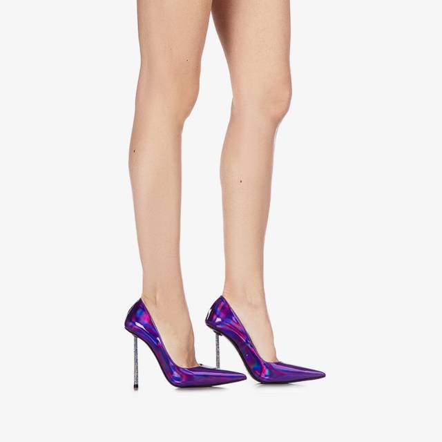 Le Silla Décolleté iridescente viola kamala Flash Sale