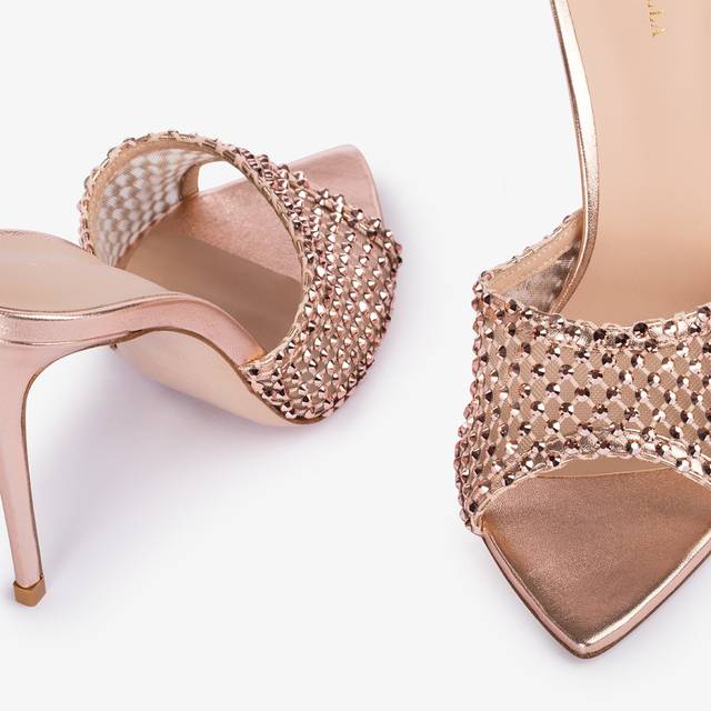 Le Silla Sandalo gioiello rete oro rosa Offerte