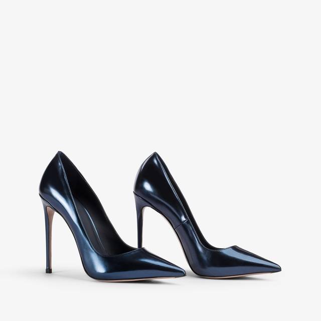 Le Silla Décolleté metallizzata blu danubio Hotsell