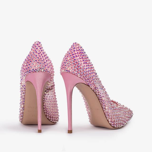 Le Silla Décolleté gioiello rete rosa dea Italia