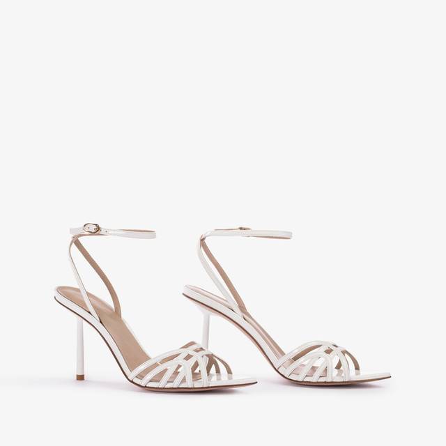 Le Silla Sandalo vernice bianco carta In Linea