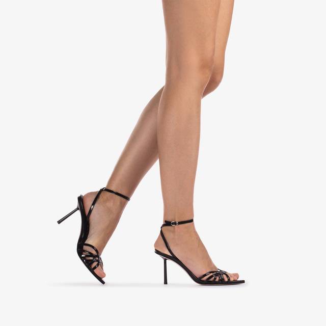 Le Silla Sandalo vernice nero Nuovo