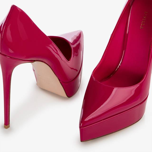 Le Silla Décolleté con plateau fucsia cosmopolitan Spedizione Gratuita