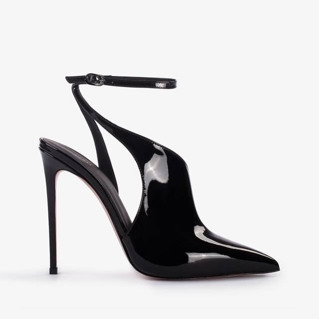 Le Silla Décolleté cut-out vernice nera