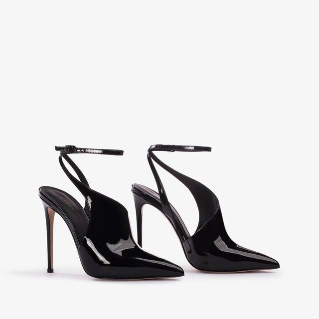 Le Silla Décolleté cut-out vernice nera Acquista Ora