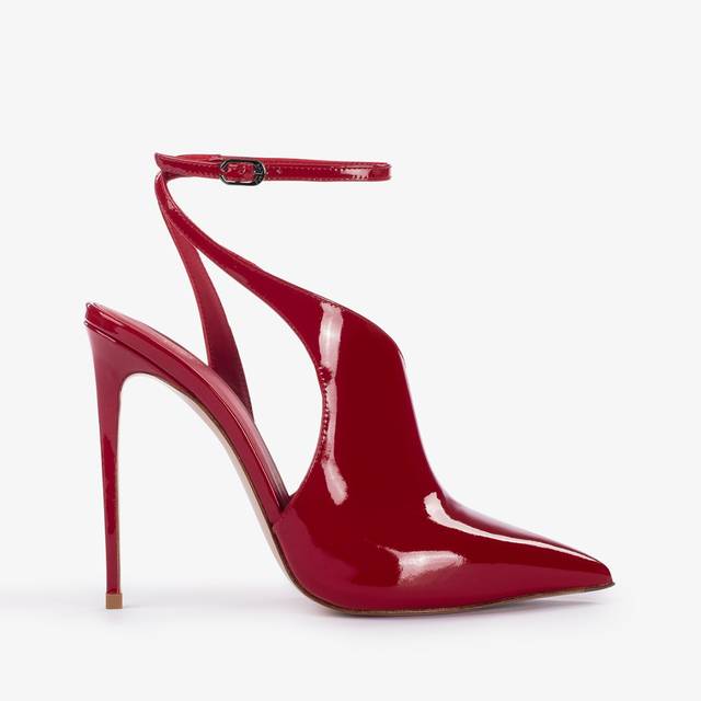 Le Silla Décolleté cut-out vernice rossa