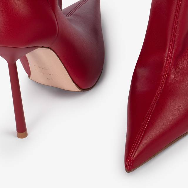 Le Silla Stivale sopra il ginocchio pelle vegan stretch rosso Economico