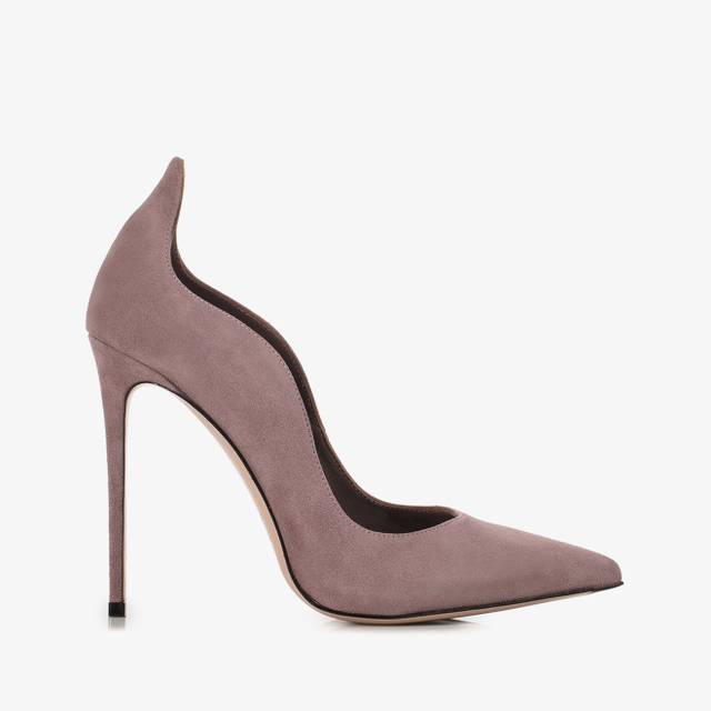 Le Silla Décolleté camoscio nude petra