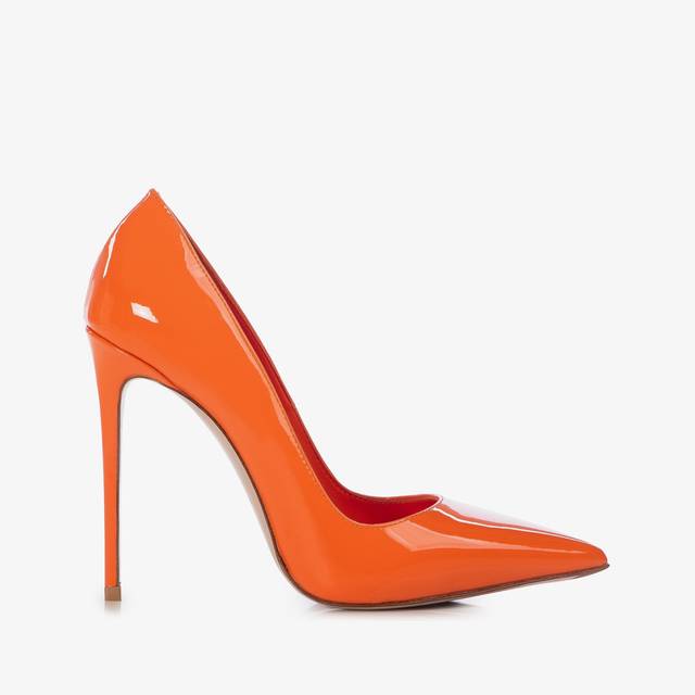 Le Silla Décolleté vernice arancione mandarin
