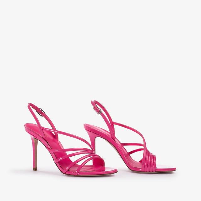 Le Silla Sandalo vernice fucsia party 2025