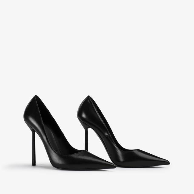 Le Silla Décolleté pelle nera Pezzi Unici