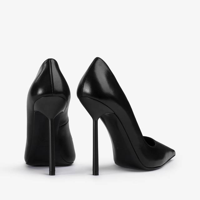 Le Silla Décolleté pelle nera Pezzi Unici