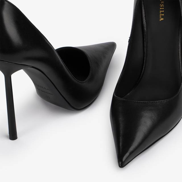 Le Silla Décolleté pelle nera Pezzi Unici