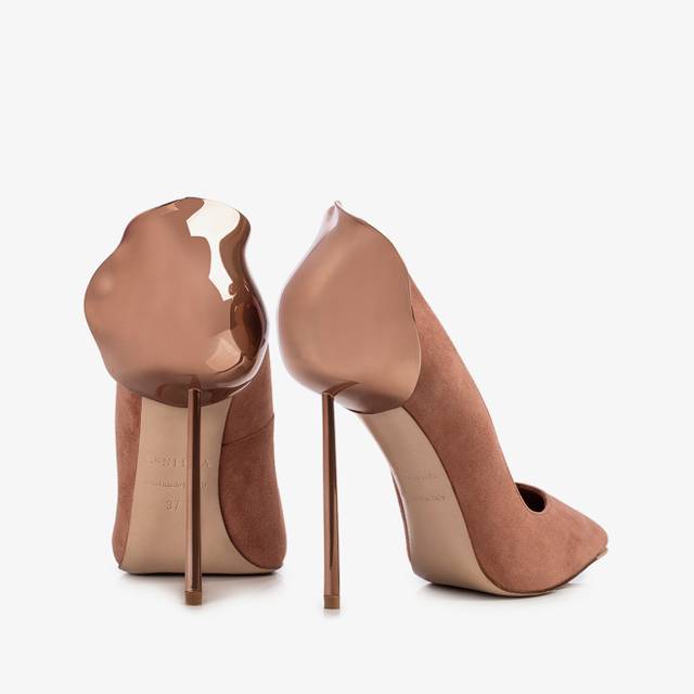 Le Silla Décolleté camoscio marrone cake Online
