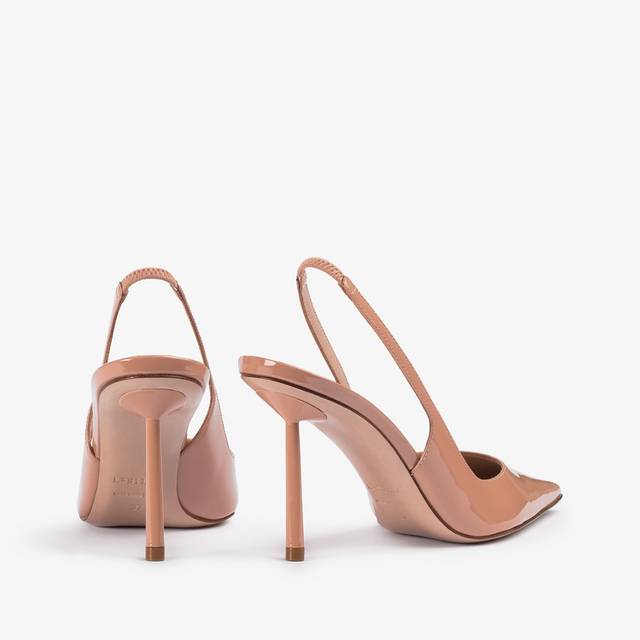 Le Silla Slingback vernice nude phard Economico