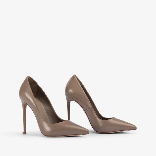Le Silla Décolleté pelle grigia sesamo Vendite Flash
