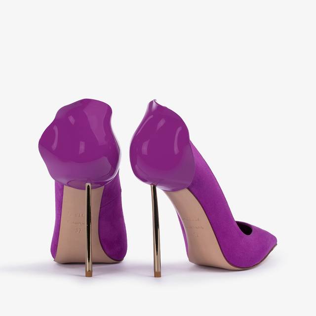 Le Silla Décolleté camoscio lavanda darling Nuova
