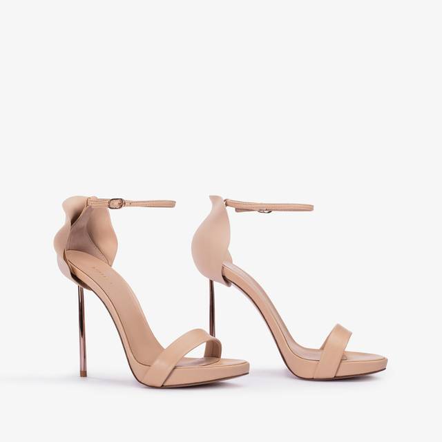 Le Silla Sandalo pelle nude skin Nuovo