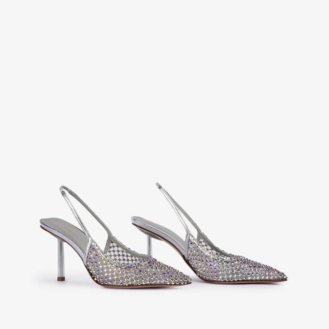 Le Silla Slingback gioiello rete argento eclissi Affare Del Giorno