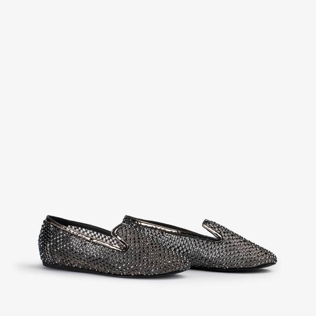 Le Silla Slipper gioiello rete e Cristalli peltro Convenienza