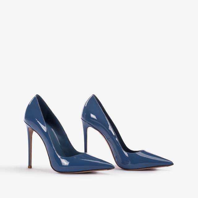 Le Silla Décolleté vernice azzurra nilo Offerte