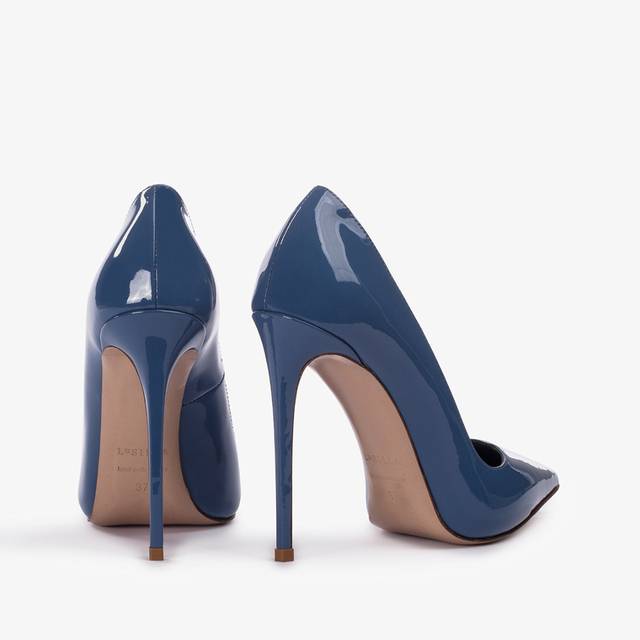 Le Silla Décolleté vernice azzurra nilo Offerte