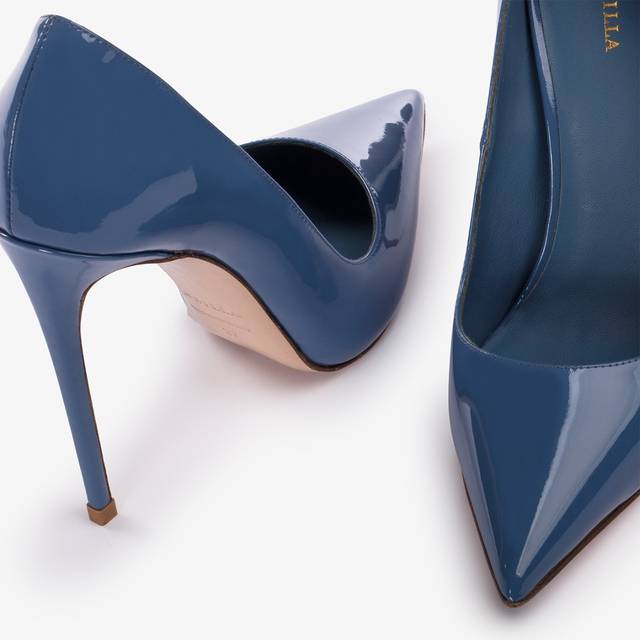 Le Silla Décolleté vernice azzurra nilo Offerte