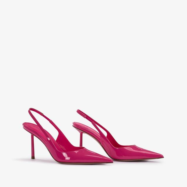 Le Silla Slingback vernice fucsia party Vendita Calda