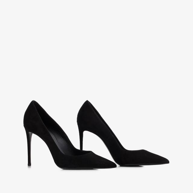 Le Silla Décolleté camoscio nero Vendite Flash