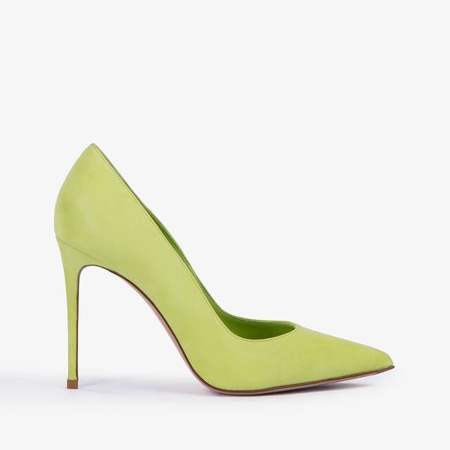 Le Silla Décolleté camoscio verde apple
