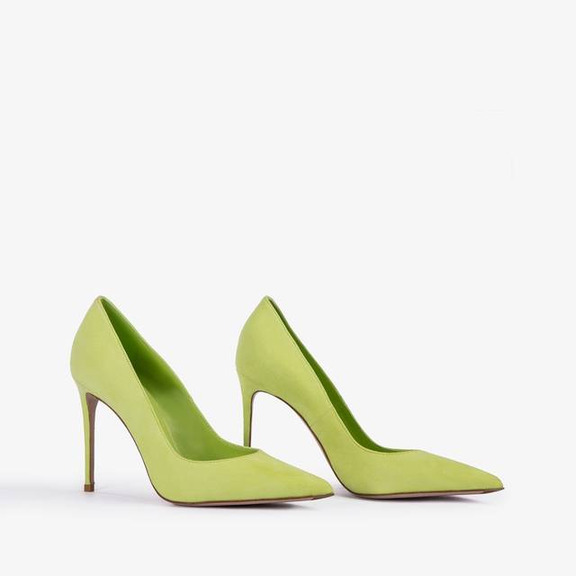 Le Silla Décolleté camoscio verde apple Negozio
