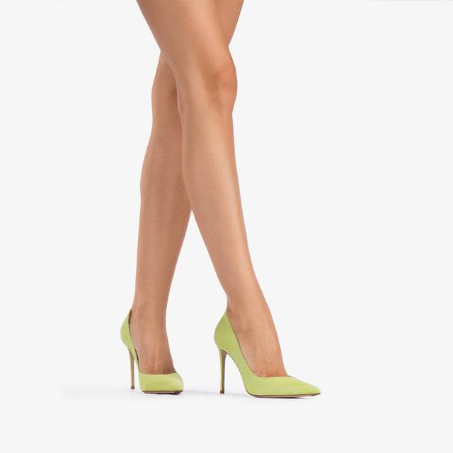 Le Silla Décolleté camoscio verde apple Negozio