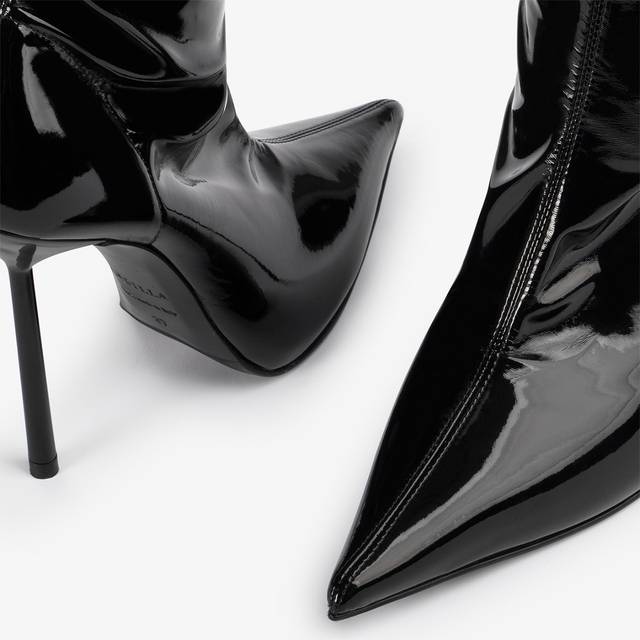 Le Silla Stivaletto vinile stretch nero Nuova