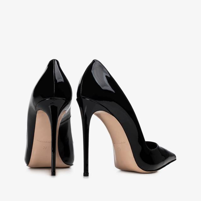 Le Silla Décolleté vernice nera Promozione