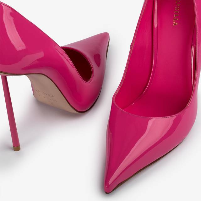 Le Silla Décolleté vernice fucsia party Affare Del Giorno