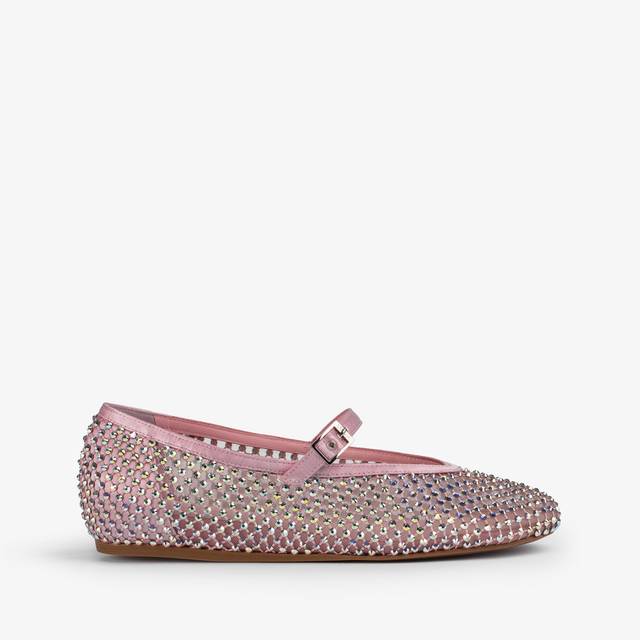 Le Silla Ballerina gioiello rete rosa dea con Cristalli iridescenti