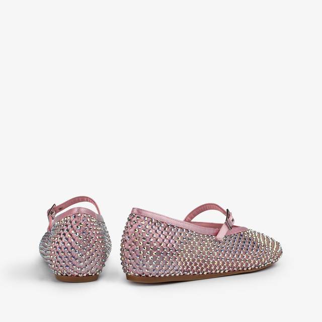 Le Silla Ballerina gioiello rete rosa dea con Cristalli iridescenti Sottocosto