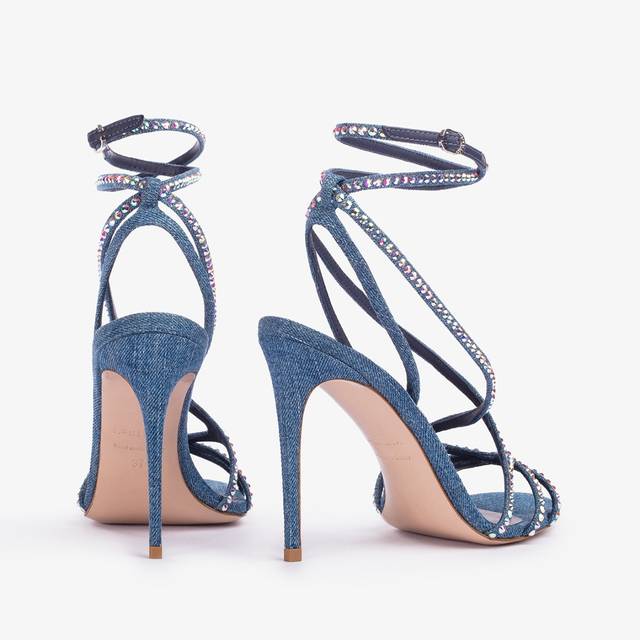 Le Silla Sandalo denim blu Vendite Flash