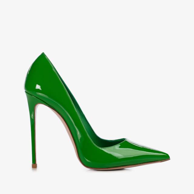 Le Silla Décolleté vernice verde emerald