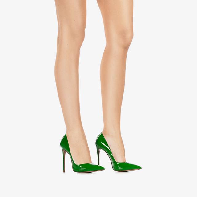 Le Silla Décolleté vernice verde emerald Negozio